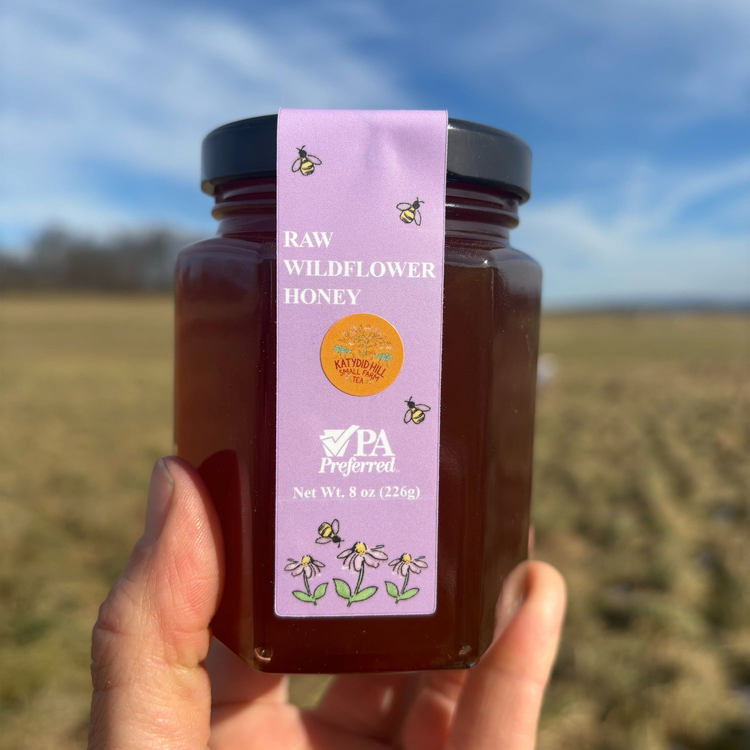 Raw Wildflower Honey, 8 oz