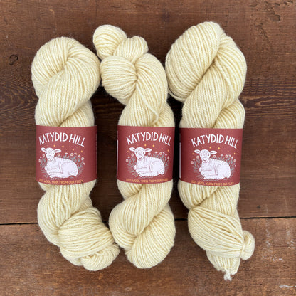 Worsted 3-ply Romney Wool Yarn