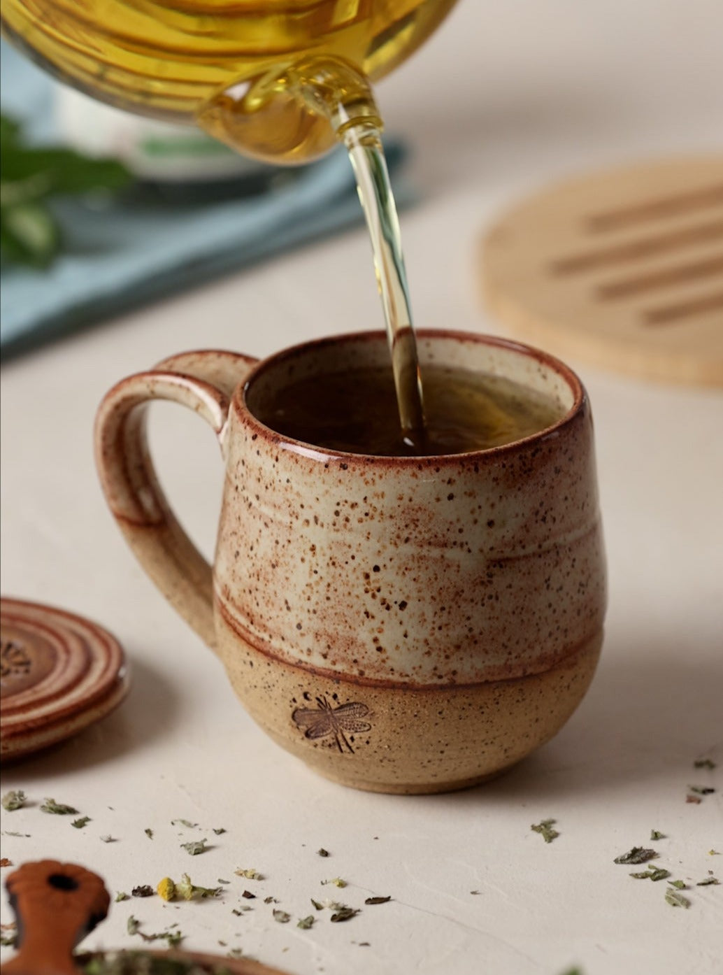 Ceramic Katydid Mug