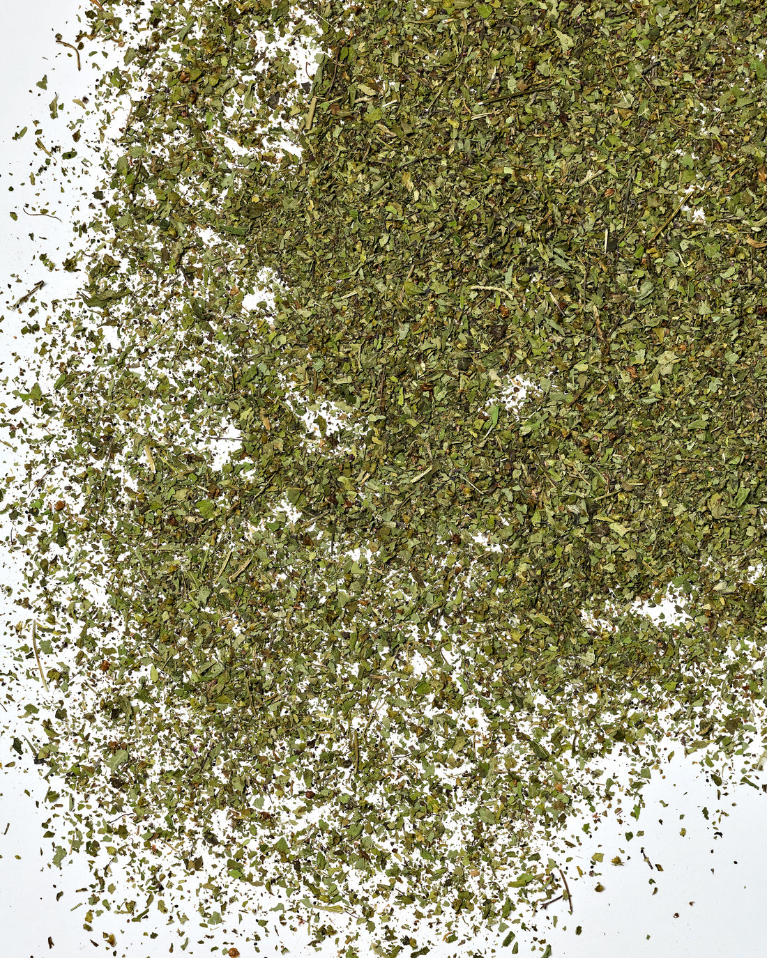 Loose Organic Tulsi! Tulsi! Tulsi! tea vwith 3 varieties of tulsi.
Herbal tea blend for sweet + spicy possibilities